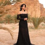 Mila Alzahrani Instagram – An enchanting evening under the mesmerizing skies of AlUla✨at @ramikadi spectacular fashion show.
‎‏It was an honor to wear one of his exquisite designs, making me feel unique and beautiful.✨♥️
 
‎‏The lights, the music, and the creativity I witnessed tonight were unforgettable. 
Thank you, @alulamoments and @ramikadi , for this extraordinary experience!