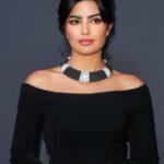 Mila Alzahrani Instagram - From the 2024 Kering Women in Motion Awards Official Dinner wearing the latest creation by @Boucheron- a beautiful Black Torque inspired by Icelandic Waters. Jewelry: @boucheron Dress: @_labeso Stylist: @osamachabbi Makeup: @giuliacohen Hair: @alexis.parente Management: @wearehalocollective