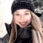 Milana Khametova Instagram - с первым снегом..❄️
