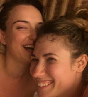 Milana Vayntrub Instagram - If strangers on the internet aren’t making assumptions about your sexuality when you post pics with your best friend, are you even best friending hard enough? 

Happy Birthday Beautiful Weirdo. You’re my dream friend. I’m so lucky. Thank you for sticking around.
