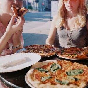Milana Vayntrub Instagram - Honored to be of the mass of people who consider @iamstevienelson their best friend. She’s that good! Happy Birthday, you brilliant-brained weirdo. I love your face, thoughts, and feelings! Here are some stupid pictures of us over the past decade.
