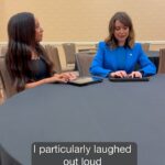 Milana Vayntrub Instagram – Disability allyship has two crucial pillars: 1. Ask disabled people what we need, and 2. Based on those answers, take action to remove barriers.
Actor, director, and comedian Milana Vayntrub @mintmilana role models disability allyship. AT&T @att invited Milana and I to share a stage, sparking a beautiful connection. We filmed this conversation after our electric keynote.
Descriptive transcript: Haben and Milana sit together at a circular table. Haben is wearing a black, long-sleeve top and Milana is wearing a vibrant blue suit jacket and shirt. Milana types on a keyboard as she speaks, and Haben reads her words on a Braille display. For the full descriptive transcript go to Habengirma.com. #Captioned #A11y #Accessibility #MilanaVayntrub #DeafBlind