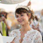 Milana Vayntrub Instagram – Married my husband in front of the temple he built. 
Our impromptu rabbi @elienblue had us exchange pink sunglasses under a chuppah held by irl spirit guide @michaelawat and lifelong friend @alina.greenbergla and their perfect partners. 

Thank you to the ladies at @zimmermann for helping me find a dress that was miraculously an extension of the temple. And thank you to @alicyn for the crown! 

Photos by the trusty, dusty and talented @svetolov. 

Special shout-out to @ajsalty who we couldn’t and wouldn’t have done it without. Love you. Thank you.