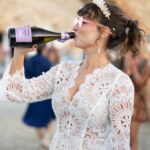 Milana Vayntrub Instagram – Married my husband in front of the temple he built. 
Our impromptu rabbi @elienblue had us exchange pink sunglasses under a chuppah held by irl spirit guide @michaelawat and lifelong friend @alina.greenbergla and their perfect partners. 

Thank you to the ladies at @zimmermann for helping me find a dress that was miraculously an extension of the temple. And thank you to @alicyn for the crown! 

Photos by the trusty, dusty and talented @svetolov. 

Special shout-out to @ajsalty who we couldn’t and wouldn’t have done it without. Love you. Thank you.