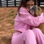 Millie Bobby Brown Instagram – My happy place, back with my foster dogs 🐶🐾

Buster is getting all the kisses this Monday morning xoxo 
Inquire to adopt Buster on our website!