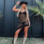Millie Court Instagram - It was giving jack sparrow and I was here for it 🤣🖤🤠 Coachella day 2 @whitefoxboutique ad 🎡
