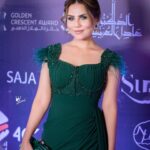 Mina Nour El Din Instagram - 💚💚 كان يوم جدا جميل الفستان من سنتر خاتون @fashion_khatun الشعر سنتر فيولا @viola.center_ Taken by : @arkan_hazim