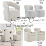 Mina Starsiak-Hawk Instagram - A few of the most amazing, designer inspired dining chairs ON SALE @walmart right now! And three of the w four are on casters which I’m OBSESSED with. Comment CHAIR below and I’ll message you the links to all four 🤍 :::::: Which one is your favorite? 👇🏼👇🏼👇🏼 :::::: You can also shop all of my posts by clicking the LTK link in my bio 😘
