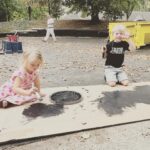 Mina Starsiak-Hawk Instagram - I love getting to share what I do with these nuggets 🤍 :::::: Tried to out Chuck in her PINK overalls this morning but girl insisted on her polka dot dress and sparkly boots…. She’s always been this way, before she was ever in school or day care! And she definitely doesn’t get it from me! 🤣 :::::: Are your littles like that? Or your mini-me in all the ways?