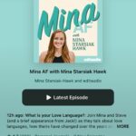 Mina Starsiak-Hawk Instagram - Jack makes a cameo in todays episode and it’s the cutest thing ever 🤍 :::::: Listen wherever you get your podcasts or click the link in my bio! I’ll also drop the link below! :::::: https://podcasts.apple.com/us/podcast/mina-af-with-mina-starsiak-hawk/id1659659349