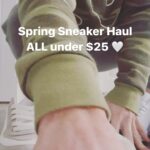 Mina Starsiak-Hawk Instagram - My hunt to affordable spring sneakers paid off! Every single pair under $25! Which is your favorite?! Mine is definitely the first, but I’m keeping them all 😂