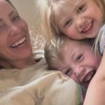 Mina Starsiak-Hawk Instagram - I never grew up dreaming of my wedding dress or white picket fence or my future kids names, but my goodness are these two my dream come true. They’re all the best parts of me and make me a better human every day. ::::::: Jack also smoked me into the face two days ago when he couldn’t buy a toy at Target so there’s that. But we take the good with the underdevelopment impulse control 🤷🏼‍♀️ #realtalk :::::: Happy Mothers Day 🩷