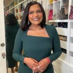 Mindy Kaling Instagram – Brought my very best “Kelly Kapoor: the Business Bitch” to an event for @cedarssinai (my favorite hospital!) honoring my friend @belabaj ! Is this dress green or dark teal? It’s important guys.
