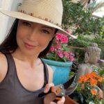 Ming-Na Wen Instagram - Garden Girl Time! Happiness is seeing my beautiful flowers bloom. 🌹🌸💐🌺🌷🪻 Empty Nester: Day 1 Let's see how much I get done. Maybe not do anything at all!😁