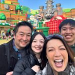 Ming-Na Wen Instagram - Family Fun!! We loved playing #mariokart as a family when the kids were younger, so visiting the Super Nintendo World at Universal Hollywood was a blast! 👍🏼👏🏼 I really love it when the kids are home and the four of us are together, even if it's just for a week over Spring Break. They're the most awesome young adults now. I feel blessed and grateful that they still enjoy hanging out with their mom and dad.❤️🥰❤️