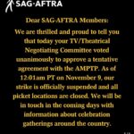 Ming-Na Wen Instagram - Grateful. Thank you to all @sagaftra members for staying strong together. Thank you to our remarkable committee negotiators for their hard work fighting for us. Thank you to our sister unions for their support and sacrifices. Woohoo!!! Time to celebrate a historical win for a fair deal and looking forward to everyone getting back to work! 👏🏼👏🏼👏🏼🥰❤️🥰❤️💪🏼💪🏼💪🏼👍🏼👍🏼👍🏼🎉🎉🎉🥳🥳🥳🥰❤️🥰