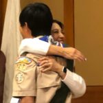 Ming-Na Wen Instagram - Congratulations, Cooper, for making Eagle! A very proud and emotional moment at your Court of Honor! It warms my heart that so many people came out to celebrate with YOU! It shows how beloved you are!! ❤️🤍💙👏🏼👏🏼👍🏼👍🏼❤️❤️❤️ Cooper, I am in awe of your achievement. Only 4% of scouts reach this title. Both dad and I are immensely proud of you.🥰 I give big thanks to your dedicated father for helping you with all the campouts, the meetings, the projects, Mother's Day breakfasts and derby races. I loved watching your bond grow deeper and stronger through the many years of you being a scout. I know you both had fun and worked hard. You have grown into a leader and a kind, caring and generous person. 🥰❤️Reminds me of your dad. I am eternally grateful to all your scout leaders and mentors from Pack 333 and 127 for their time, passion and coaching. I also thank all the other boy scouts who shared so many great adventures and tasks with you and for being such great friends. Also, love to my girlfriends Josi and Sally for always willing to help out! Couldn't have done this without you, my sisters! ❤️🥰 What a wonderful way to start off 2024! Congrats again! ❤️🎉🥰 Love you so much, Cooper! ❤️❤️ Mom🥰 #boysscoutsofamerica #eaglescout #courtofhonor #boyscout #eagle