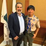 Ming-Na Wen Instagram - Congratulations, Cooper, for making Eagle! A very proud and emotional moment at your Court of Honor! It warms my heart that so many people came out to celebrate with YOU! It shows how beloved you are!! ❤️🤍💙👏🏼👏🏼👍🏼👍🏼❤️❤️❤️ Cooper, I am in awe of your achievement. Only 4% of scouts reach this title. Both dad and I are immensely proud of you.🥰 I give big thanks to your dedicated father for helping you with all the campouts, the meetings, the projects, Mother's Day breakfasts and derby races. I loved watching your bond grow deeper and stronger through the many years of you being a scout. I know you both had fun and worked hard. You have grown into a leader and a kind, caring and generous person. 🥰❤️Reminds me of your dad. I am eternally grateful to all your scout leaders and mentors from Pack 333 and 127 for their time, passion and coaching. I also thank all the other boy scouts who shared so many great adventures and tasks with you and for being such great friends. Also, love to my girlfriends Josi and Sally for always willing to help out! Couldn't have done this without you, my sisters! ❤️🥰 What a wonderful way to start off 2024! Congrats again! ❤️🎉🥰 Love you so much, Cooper! ❤️❤️ Mom🥰 #boysscoutsofamerica #eaglescout #courtofhonor #boyscout #eagle