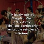 Ming-Na Wen Instagram - Movie mother/son pairing @mingna_wen & @alexandermcdizz delight in @glitteranddoommusical 🎵 Listen to them sing the classic songs of @indigogirlsmusic on the soundtrack, released by @ps_classics1 ✨and see them in the film, now in limited release from @musicboxfilms 🎥🎪💘🎸