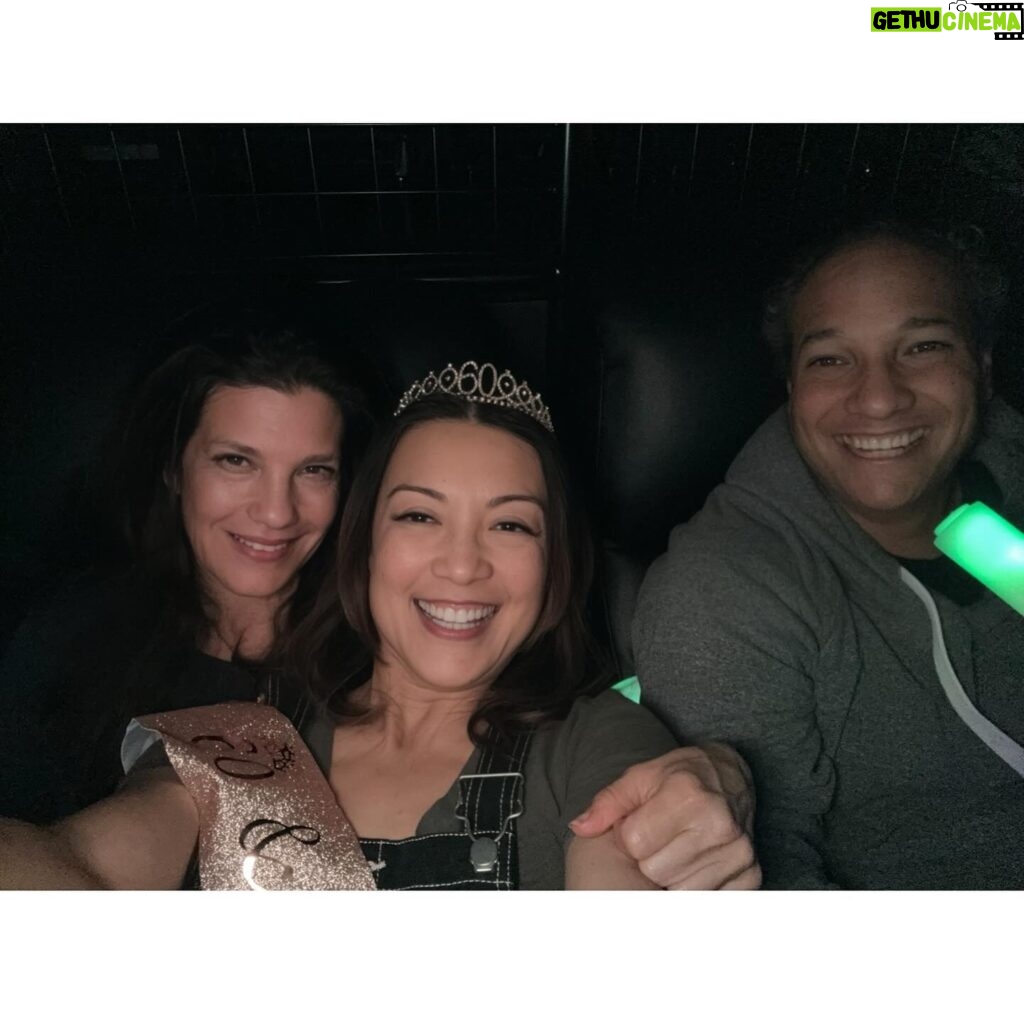 Ming-Na Wen Instagram - Sometimes a mistake is an opportunity for something better! Apparently, in my morning haste and haze today, I accidentally failed to include my Scorpion Sister🦂♏️ @suzannaqface & her adorable hubby Aaron in the #taylorswifterostourmovie bday party post. But now I get to do a special thank you for these two incredible friends! 🥰❤️ I love them so so much!! They are the most amazing people and I am beyond lucky to have them in my life. ❤️❤️ Thank you, Aaron, for making that beautiful wooden vase. You are so talented! 👏🏼👏🏼 And Thank you, Suzi, for my flowers and facial today. If anyone needs a great makeup artist or wants fabulous facials, make an appt with @suzannaqface ASAP, because she is in high demand!👍🏼 Looking forward to celebrating with you tomorrow on your birthday, girlfriend!! Love you always! 🎂🥰❤️