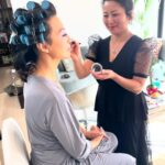 Ming-Na Wen Instagram - Thank you to my glam team! I am eternally grateful for your immense skills! ❤️🥰❤️ Makeup: @jeonghwa.makeupartist Hair: KJ Dolvik Hair Color: @chazdean Gown: @hayariparis @hollywoodbeautyawards