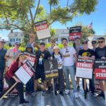Ming-Na Wen Instagram - Hello, family of agents. 🥰❤️🥰 #solidarity👊🏼 #picketline #sagaftrastrike #sagaftrastrong #wgastrong