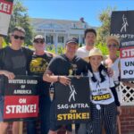 Ming-Na Wen Instagram - Hello, family of agents. 🥰❤️🥰 #solidarity👊🏼 #picketline #sagaftrastrike #sagaftrastrong #wgastrong