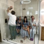 Ming-Na Wen Instagram - This sisterhood is strong and everlasting. ❤️❤️❤️❤️ A most wonderful evening celebrating with my beautiful JLC sisters and our darling hubbies. Sushi, cold noodles by Tamlyn, Eric’s banana foster, Roz’s cream puffs and Lauren’s green tea ice cream. And lots of laughter! Especially in our shower! Now that’s closeness at its mostest! 😂🛀 As a momento to celebrate 30 years of JLC and our friendship plus the @hwdwalkoffame star ceremony, Eric bought matching necklaces for us! Each has 4 round diamonds in the center 💎💎💎💎which reps the four of us, surrounded by more diamonds which reps all the people in our close circle who loves, supports and protects us. Like our handsome fellas. The Boy Luck Club. 😂🥰 I am so grateful to have tamlyn, lauren & rosalind in my life. I will never forget their incredible speeches. They brought the love and the party!! And I LOVE LOVE LOVE them. They have best quality hearts.🥰 I also know we’ll be celebrating again and again and again when they get their stars too! ⭐️⭐️⭐️⭐️
