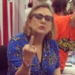 Ming-Na Wen Instagram - Happy Birthday to our devilish angel, #carriefisher. 🎂🎉🥳🤍🤍 I will always cherish being on the receiving end of her infamous love sign🖕🏼!😂🥰❤️ We still all miss our princess. 👑🫶💖✨