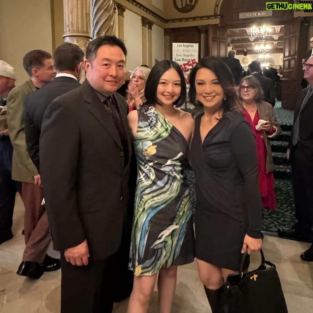 Ming-Na Wen Instagram - Our baby girl, Michaela Zee, was nominated for a National Arts and Entertainment Journalism (NAEJ) award last night for a piece she wrote for @variety. We are so very very proud of her! What impressed us even more was her work ethics and devotion to her job as a journalist. She was writing a piece in the car on our way to the event! That's our girl! 👏🏼👏🏼 It was a fun evening celebrating her achievements! 👏🏼👍🏼🥰 We loved meeting her #Variety co-workers, too. And congrats to the honorees: @levar.burton, @henrylouisgates, @rogercorman @officialbarbaraeden and all the nominees and winners! 👏🏼👏🏼👏🏼👏🏼 PS My work world joyfully collided when I got to meet @joedanteproduction ("Gremlins: The Secrets of Mogwai") and I am a #RogerCorman alum, ("Terminal Voyage"). 🥰🥰