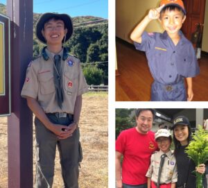 Ming-Na Wen Instagram - My precious bigga baby, Cooper, turned 18 on October 12th!! 🎂🎊🥳🎉
He also just made Eagle Scout this week!! 🎂🎉🦅🏅
👏🏼🎉❤️🥰🎈🎊🎁🥳🎉🎂

I wanted to wait until Cooper came home from college this weekend before posting and celebrating his special bday!! What a joy to see him step through our front door late last night. His HS buddies were also here for a sleepover videogame night. He's got a great bunch of friends. So much love and laughter! ❤️🥰

Cooper, your smile lights up the room and fills me with joy, your goofy faces make me laugh and your big heart melts mine.❤️🥰
I am so proud of how you keep pushing yourself through any obstacles. Your success is that much more impressive because even with limited sight due to RP, you don't let that stop you! You are a constant inspiration to all of us.❤️❤️❤️
👏🏼👏🏼👏🏼👏🏼
Your dad and I are so proud of all your accomplishments! Especially with your Eagle Scout!!! Woohoo! Can't wait for your Eagle Court of Honor!!
🦅🏅🏅👏🏼👏🏼👍🏼👍🏼

And no matter how tall you get, you will always be my little baby boy.  I love you forever and unconditionally! ❤️❤️❤️🥰🥰
Happy 18th birthday, Coop! 🎂❤️🎉🥰