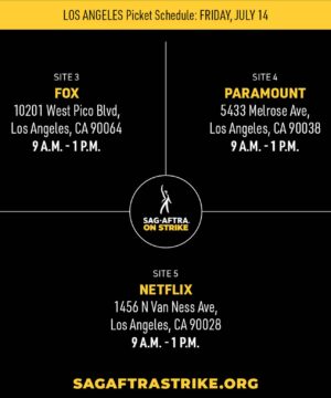 Ming-Na Wen Instagram - Day 1 #SAGAFTRAstrike

I have been a proud member of @sagaftra since 1986. 
I stand in solidarity with my union & our sister union #wga for a fair deal & protection for all members. 
👊🏼💪🏼

I am thankful to our Presidenrt @officialfrandrescher, negotiator @duncanci & sec/treasurer @msjoelyfisher @seanastin for all their efforts on our behalf. 

#sagaftrastrong #wgastrong #sagaftramember 
We are stronger together💪🏼👊🏼
