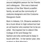 Ming-Na Wen Instagram - Truly shocked and heartbroken to hear the passing of Shawna Trpcic. Our amazing costume designer. Friend. Family.😢🙏🏼💔 She was always there for her actors. Her designs helped us to tell the stories and establish the characters. She worked tirelessly, passionately and with such great humor. We had so much fun together. One of the funniest moments with Shawna was when I received a text & photo from her. The photo showed a part of my costume with a matter-of-fact statement: "We just found a cookie in your glove." I bursted out laughing. 😂😂 You see, I expend a lot of energy when working, and oftentime, I'm on sets where it's not easy to get to craft service between takes. So I find places to hide snacks. On the set. In props. In my clothes. Somehow, I had forgotten about a large-ass cookie when changing out of my costume! 🤷🏻‍♀️😏 She said in all her years of working as a costume designer, this was a first. The whole dept had a good laugh about it. 🤣 As a gag crew gift., I gave her a very large cookie jar to keep in the costume dept. It became a running joke for us. I also will never forget how attentive she was in designing a special look for my son, Cooper, when he was going to be a background character. And then, on his shoot day, she came to my dressingroom to personally make sure Cooper's costume fit perfectly and looked great for camera. With covid protocols, she had enough on her plate to deal with, but she made the time. Without me asking for any special favors. She just did it. A true friend. And a mom to us all. Recently, I had just sent her a text congratulating her on the latest project that just aired. Can't believe she's no longer with us. 😪😪😪💔💔💔 My condolences to her family and her friends❤️RIP, Shawna. 😢 Heaven has a new angel.😇 You will be sorely missed. Love you, Shawna.❤️🙏🏼 ---------------- Note: Due to the sagaftra strike, I cannot post the names of the shows or it's affiliations, but I know my fans know what Shawna worked on and the mark this multi-award winning costume designer left behind.