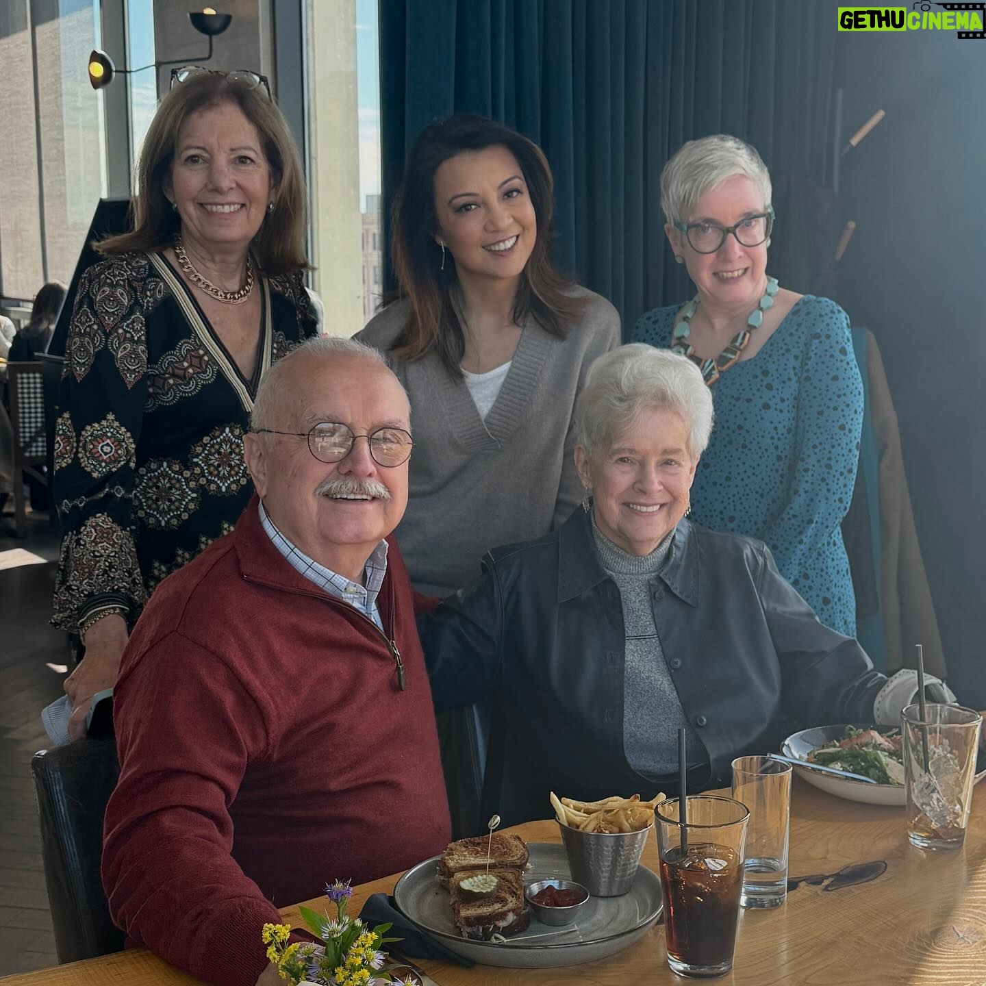 Ming-Na Wen Instagram - MORE #PittsburghPride!ππΌβ€οΈ Last month, I was honored with a @carnegiemellon alumni award. My heart swells with gratitude. Quite a journey for this Chinese-American who have had many obstacles and struggles pursuing my dream to be an actress. To be back on stage at the Kresge Theatre where I honed my craft so many years ago to accept this award was a bit surreal, emotional and beautiful. This recognition means the world to me. What a spectacular journey! Thank you, #CMU!!β€οΈπ€β€οΈπ€ Truly a special night. -Love that Eric was able to come out and share this memorable event with me.π₯°β€οΈ -Grateful to have my "cheerleader mom," Dr. Judy Hulick, (she's my Mt Lebanon HS Latin teacher) and her daughter Rachel for joining in the celebration. -Reuniting with my dance teacher, Judy Conte!β€οΈ -Fun meeting everyone, especially the @cmudrama students. Watch out world! New great talents coming your way! -Thank you, @robearamirez, for hosting our q&a panel. You're awesome! -Thank you, Carolyn Hess Abraham, for all you do! -Thank you to the CMU alumni board and @carnegiemellonalumni for choosing me among so many incredible alums honored this year. Thank you, Dean Poole, for hosting lunch for us honorees. -Thankful, #CMU, for the training, the forever friends and the wonderful teachers. A proud alum here. GO, TARTANS!!ππΌπͺπΌπ₯°β€οΈ