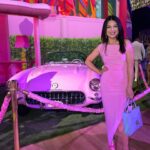 Ming-Na Wen Instagram - Pretty in pink! Everyone was decked out in pink!💕💞Even Cooper! Fun Mom/Son Night! 👍🏼 @barbie was hilarious! The most amazing sets and costumes. I want to live in Barbieland!💕💞🩷