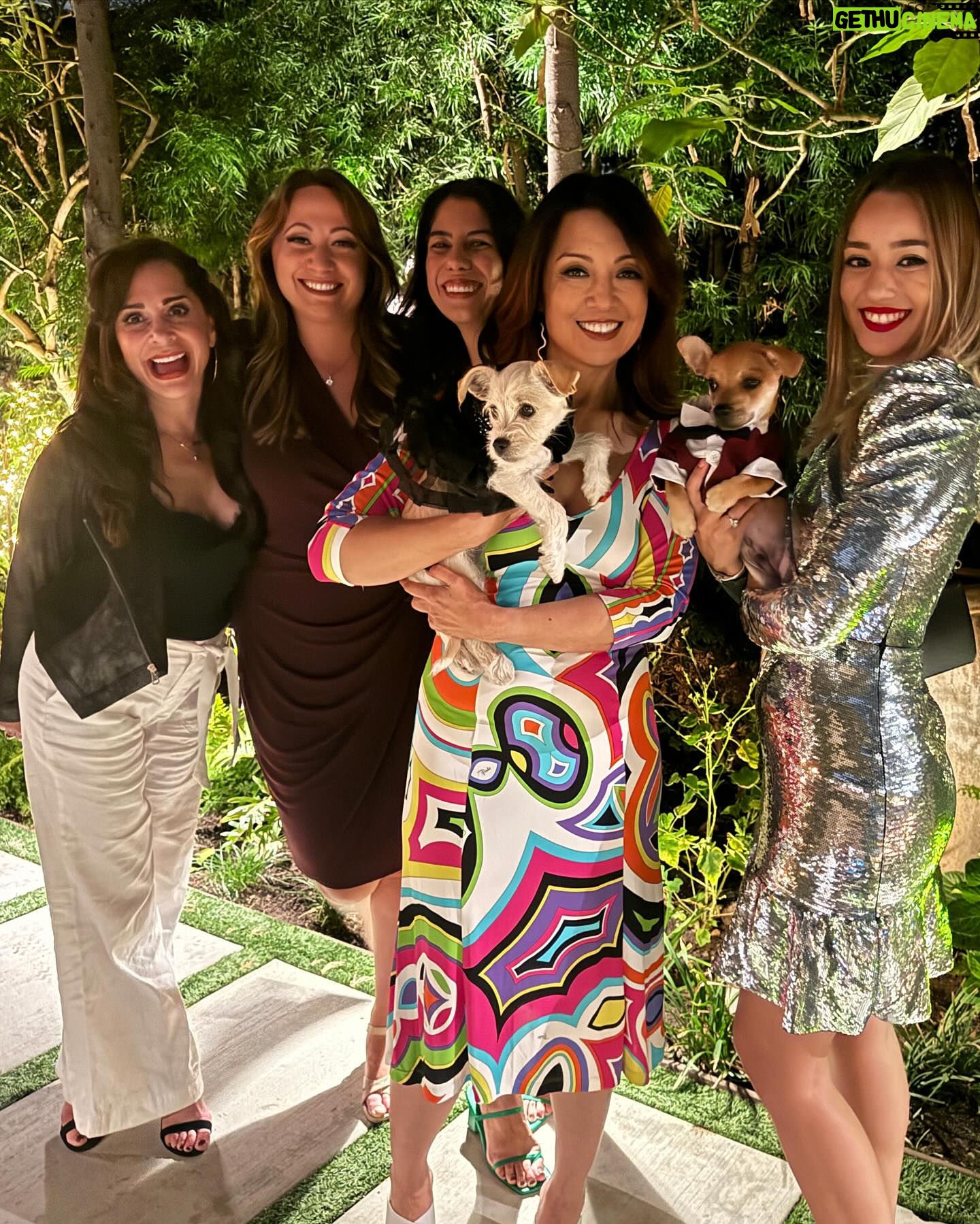 Ming-Na Wen Instagram - Last night. Date night. Puppy Love. Celebration. So fun!β€οΈ Pre-party at @chazdeanstudio for #daytimebeautyawards. Congrats to Chaz for his Outstanding Styling and Color Award!ππΌππΌππΌ