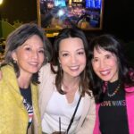 Ming-Na Wen Instagram - Last night was an absolute BLAST with my #JoyLuckClub sisters @laurentom9000 & @thetamlyntomita at @jennyyangtv 's hilarious show! Thank you, Jenny and gang!🦀❤️🥰❤️ Love to the audience and @ricerockettes for adding more fun and love to the evening. We will triumph over generational trauma and heal together!❤️❤️🥰🥰 You all have best quality heart!🦀❤️🦀❤️