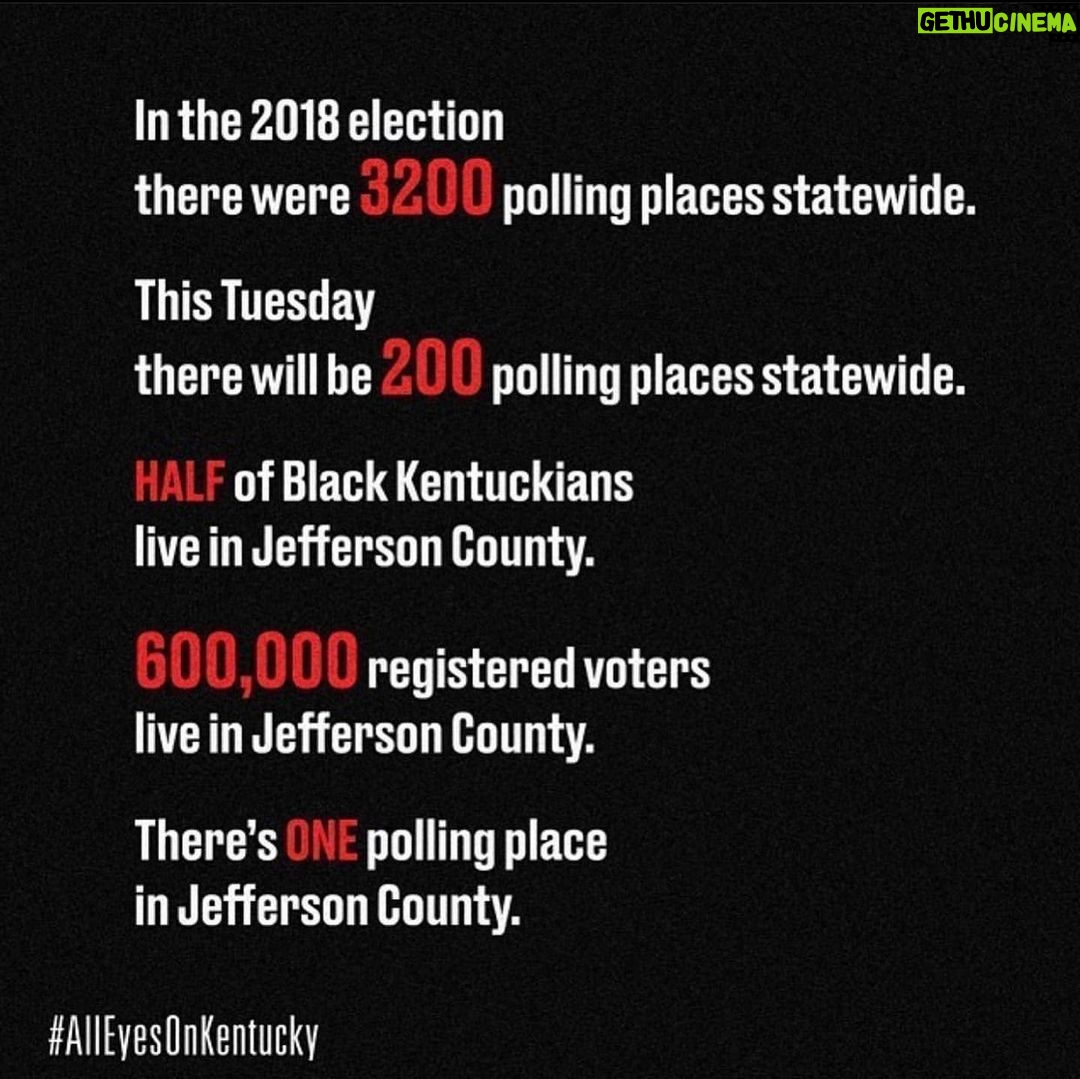 Minka Kelly Instagram - We have an opportunity to participate in meaningful change. There is a primary election coming up in Kentucky this Tuesday, TOMORROW June 23. I’m supporting Charles Booker (@booker4ky) for U. S. Senate because he has a track record of showing up for Kentuckians, moving key legislation forward around voting rights (voter suppression is real. Jefferson County has ONE polling place for 600,000 people), criminal justice reform, workers rights and safety. He’s worked tirelessly for better schools, health care access and for racial and economic justice. #BreonnaTaylor was murdered in Louisville, KY, and STILL there has been no justice. These last few weeks, he’s been on the streets with other Kentuckians organizing and fighting for justice for her. We have a chance to replace Mitch McConnell with Charles Booker as senator, whose work, politically and on the ground, is in alignment with the change we need to see. Spread the word. Donate. Volunteer. This is how we hold those with power accountable. This is how we see real change. To help, even if you don’t live in Kentucky, click the link in my bio and join me in phone banking and making donations. #AllEyesOnKentucky