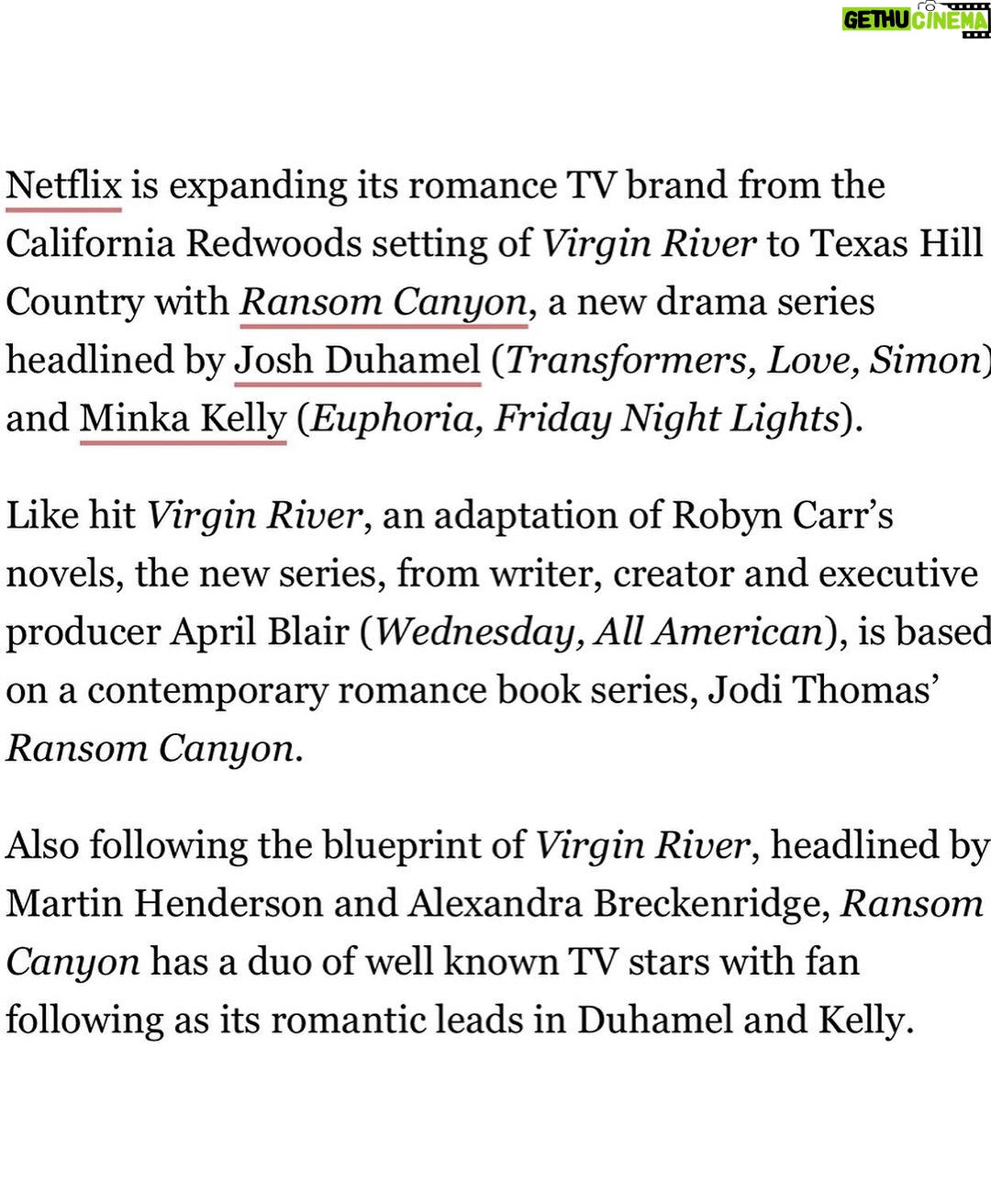 Minka Kelly Instagram - Couldn’t be more excited to be a part of this cast and crew with April Blair and Amanda Marsalis at the helm. Thank you for having me. Lesgo! ♥️🤠