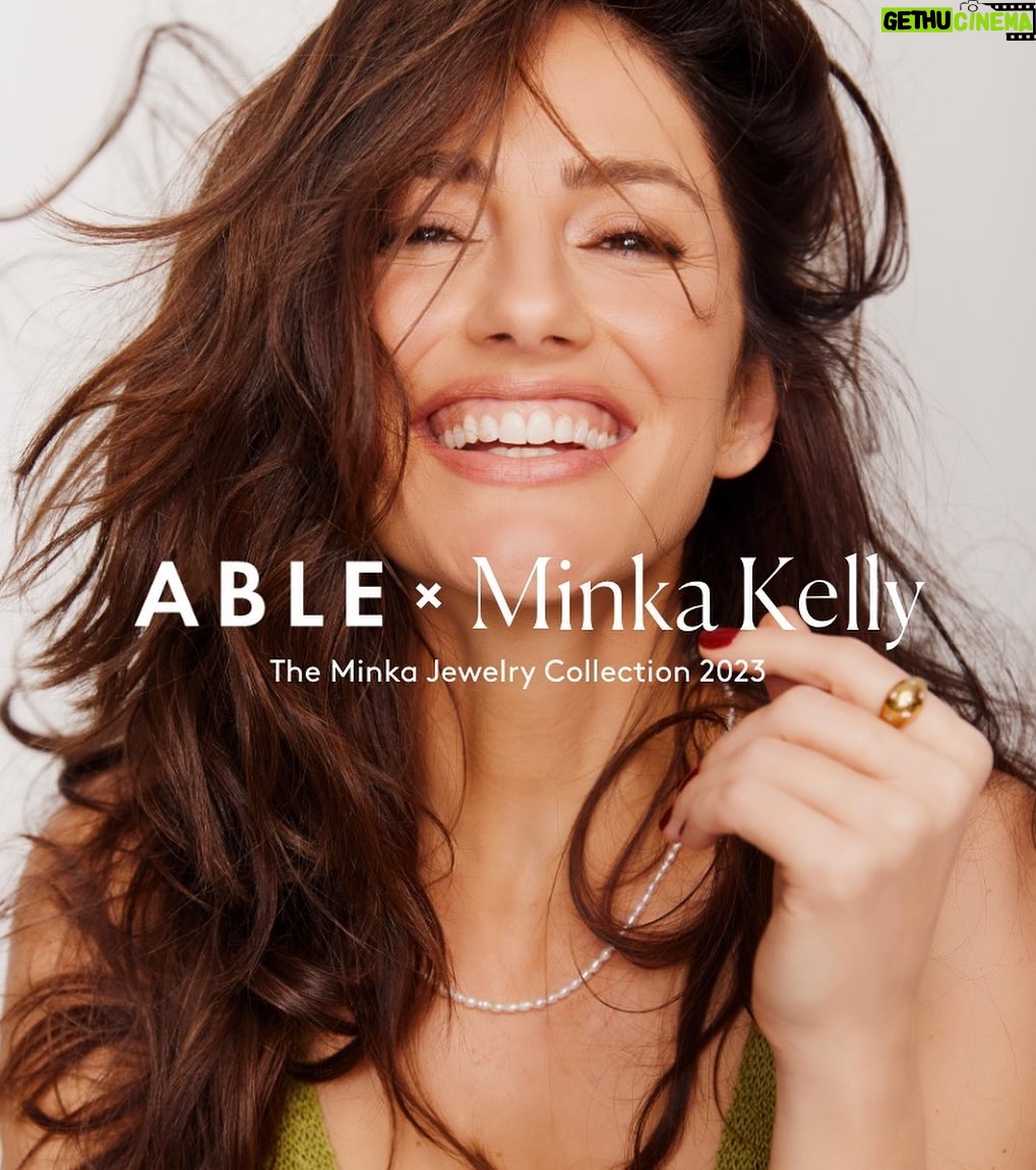 Minka Kelly Instagram - Since the loss of my mother, I have wanted to dive deeper into the lives of women around me. It remains so important to me to know that what we do at ABLE directly contributes to jobs and dignity for women around the world. I'm excited and grateful to release another collection of jewelry made by the courageous women who work in ABLE's Nashville jewelry studio. The first piece I designed for this collection is a ring based on one from my grandmother. I wear it to remind me that there are many seasons to our lives, and I hope this collection can serve as a reminder for others in the same way. Throughout difficult and joyful times, your loved ones and chosen family will be the constant to take you through it all. This collection is classic yet bold. These pieces feature strong, modern lines but capture a vintage feel. They're meant for everyday wear and made with 14k gold-filled and vermeil materials, so you can have effortless style every day. I hope this new ABLE × Minka Kelly collection will empower you as much as it empowers the women who made it. Link in stories to shop!