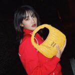 Minnie Instagram – Wandering💛❤️ 
#AD #MiuMiu #MiuWander