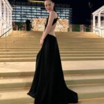 Minnie Mills Instagram - What a night! ✨ Honored and so grateful to @goldhouseco for having me at their beautiful celebration of culture, community, and accomplishment Also big thanks to all the humans who made this look come to life: Makeup: @mollygreenwald Hair: @clarissanya Styling: @sarahslutsky @carlee___ Dress: @chocheng And thank you for the wonderful team @victoriassecret @vspink for inviting me