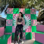 Minnie Mills Instagram - Baby’s first Coachella ft. @vspink #pinkpartner