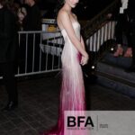 Minnie Mills Instagram – It was my honor to accompany the one and only @bachmai to the @cfda awards 💓 I’ve worn his beautiful designs on every major red carpet I’ve walked and am so grateful to have been able to walk this one with the man himself!

Styling: @sarahslutsky 
Hair: @hairstudy 
Makeup: @teganricemua @charlottetilbury 
Jewels: @leightonjewels @kwaitdiamonds