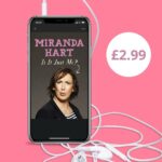 Miranda Hart Instagram – Told you I was cheap…
Me voice reading me book Is It Just Me? on sale on audible this week…