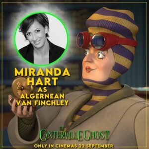 Miranda Hart Instagram - Look how marvellous I look in The Canterville Ghost and I have always wanted to play Toby Jones’ wife. Out on the 22nd of September - a mere three days away!!! #cantervilleghost