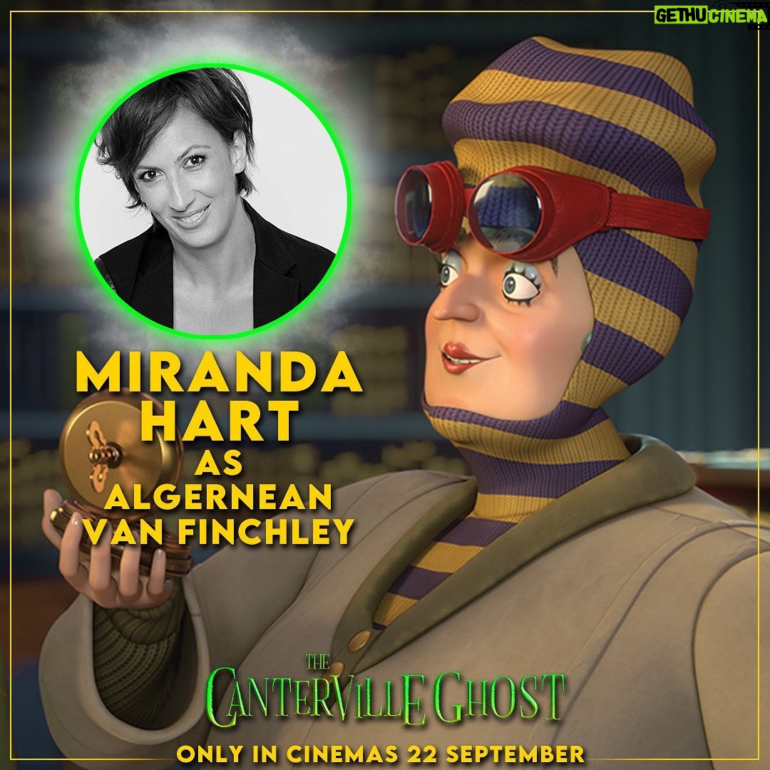 Miranda Hart - 18K Likes - Look how marvellous I look in The Canterville Ghost and I have always wanted to play Toby Jonesβ wife. Out on the 22nd of September - a mere three days away!!! #cantervilleghost