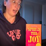 Miranda Hart Instagram - Oh @gabyroslin I do Love Oo. This was my photo shoot for #spreadingthejoy book. Despite considering myself a fairly acceptable actress (just !) I seem to be not very good at conveying my pure joy at having my hands on your book. I seem to look scared it’s on my desk!! I am not scared I am excited about how needed this is. Go @gabyroslin and thank you x
