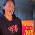 Miranda Hart Instagram - Oh @gabyroslin I do Love Oo. This was my photo shoot for #spreadingthejoy book. Despite considering myself a fairly acceptable actress (just !) I seem to be not very good at conveying my pure joy at having my hands on your book. I seem to look scared it’s on my desk!! I am not scared I am excited about how needed this is. Go @gabyroslin and thank you x