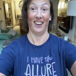 Miranda Hart Instagram - Sometimes, when my life and job involves posing in a t-shirt that states my ‘allure’ because it’s part of a comedy creation thingy I do, that can jar when you hold acute awareness of suffering in the same world. But I decided that the worst thing we can do is stop doing the things we do. Because not everyone can be on the frontline and we all have skills that the world needs and I suppose sometimes we just have to think about making our little patch of the world a fraction better for whatever silly or seemingly meaningless way. So here is me, my allure and my t-shirt from @themirandashop where I create some fun and cosy things that may help one or ten of you feel better. And remember you too have the allure!!! 🧡🧡